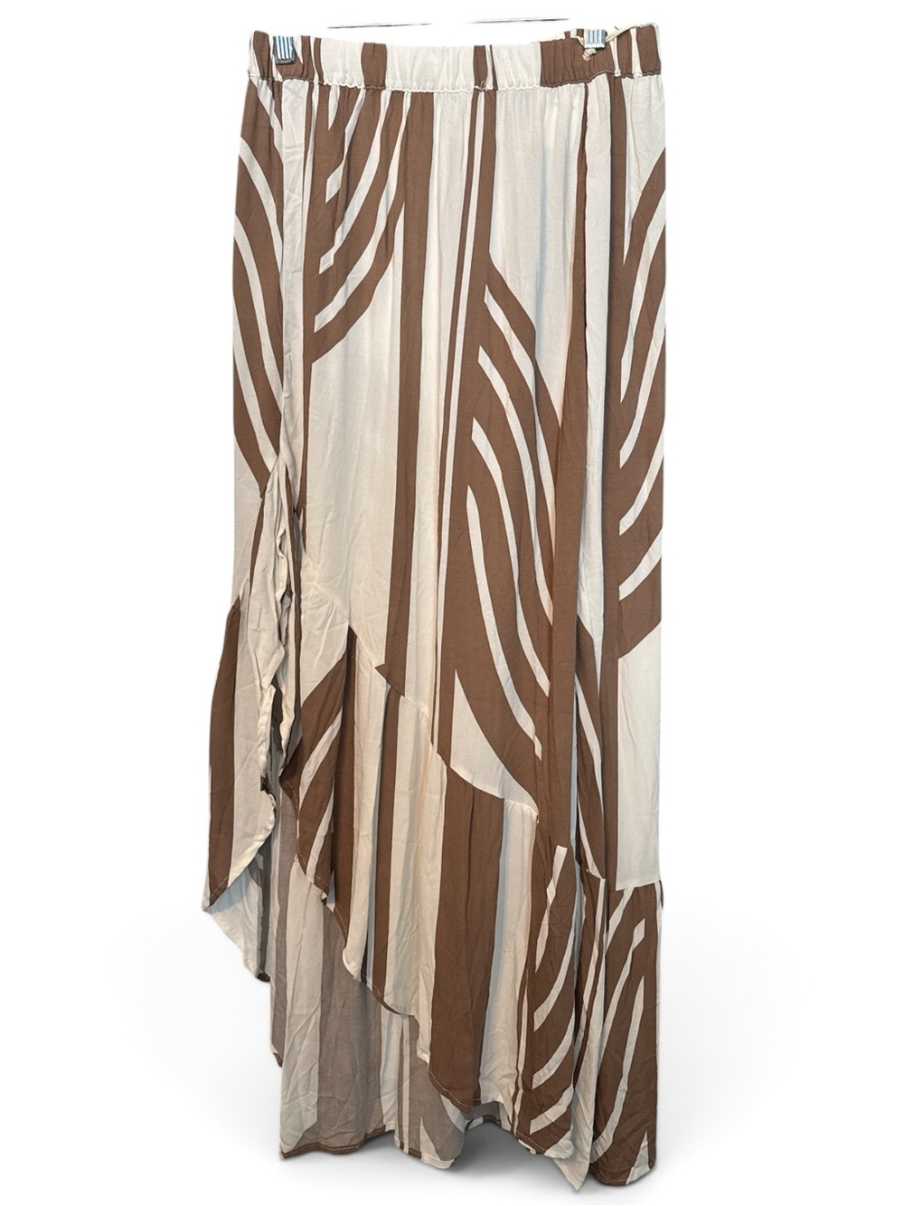 Surf Gypsy Sun & Sand Print High Low Maxi Skirt NWT Size Small Boho